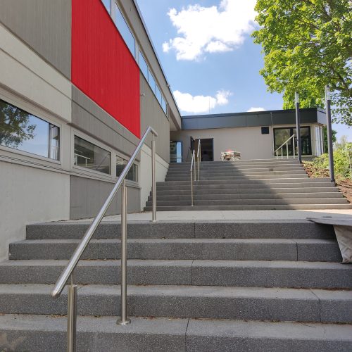 Hohenriethalle - Treppenaufgang